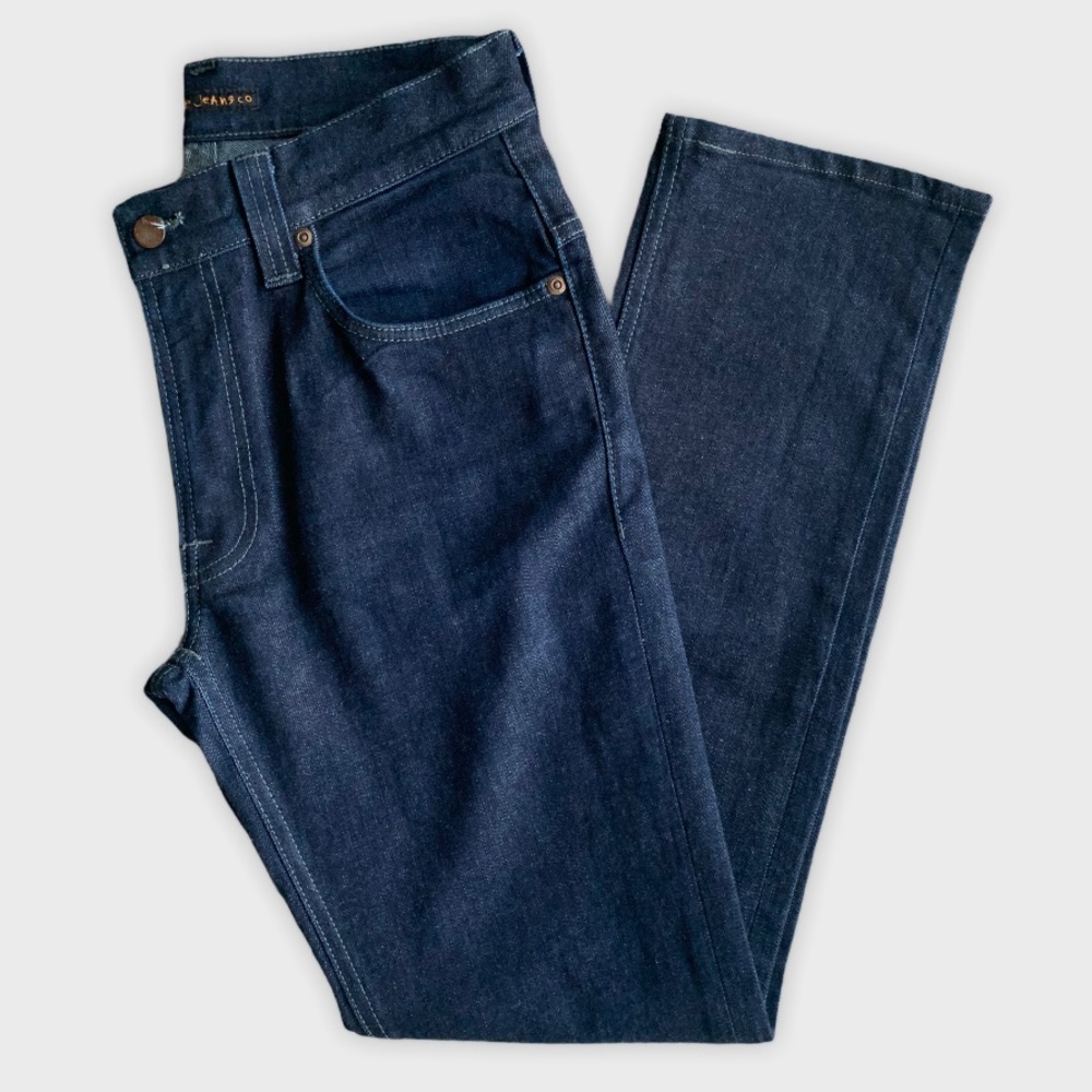 Nudie Jeans Straight Leg Womens Size 32 Indigo